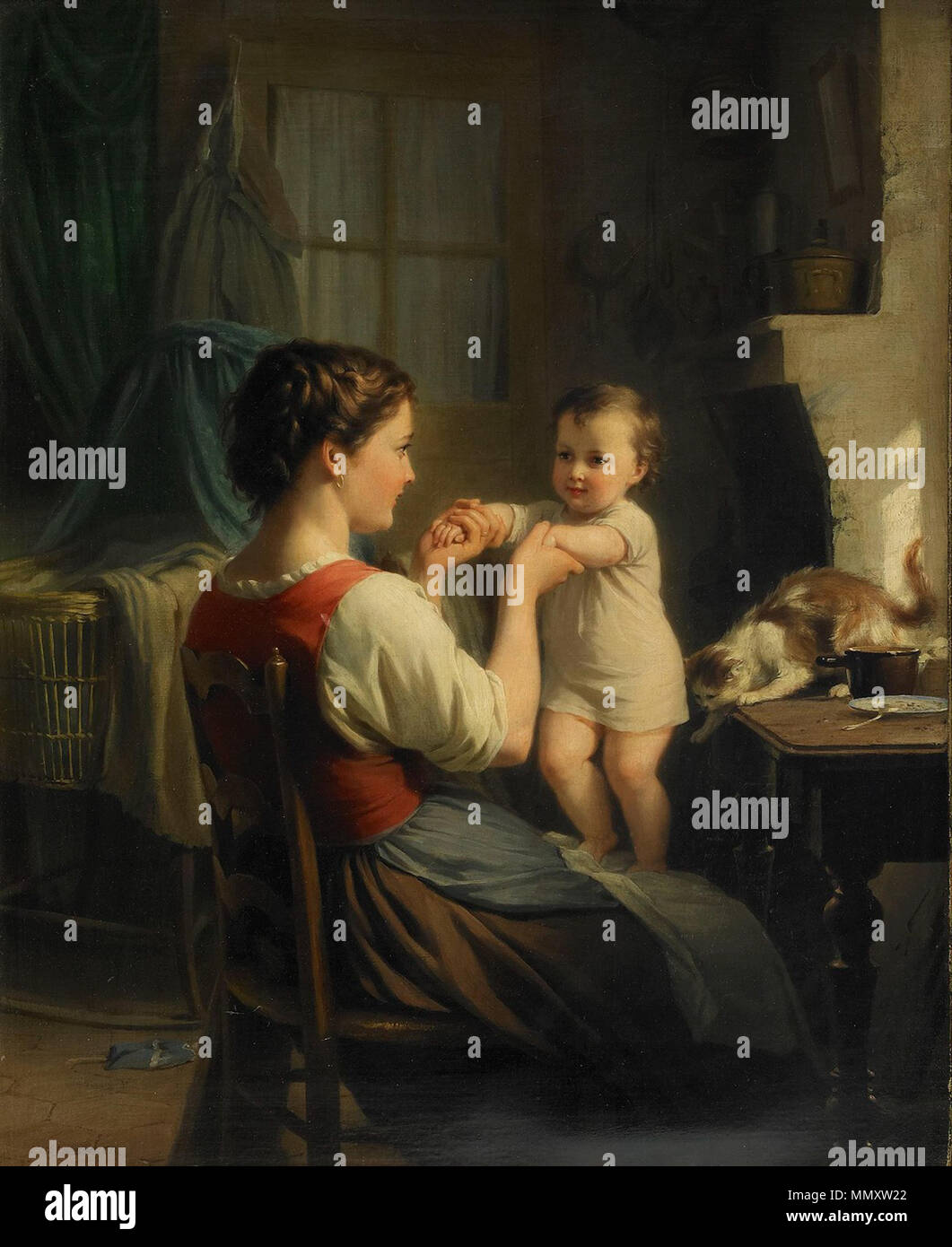 Fritz Zuber Buhler Bebe Debout Sur Les Genoux De Sa Mere Stock Photo Alamy Fritz Zuber Buhler Bebe Debout Sur Les Genoux De Sa Mere Stock Photo Alamy