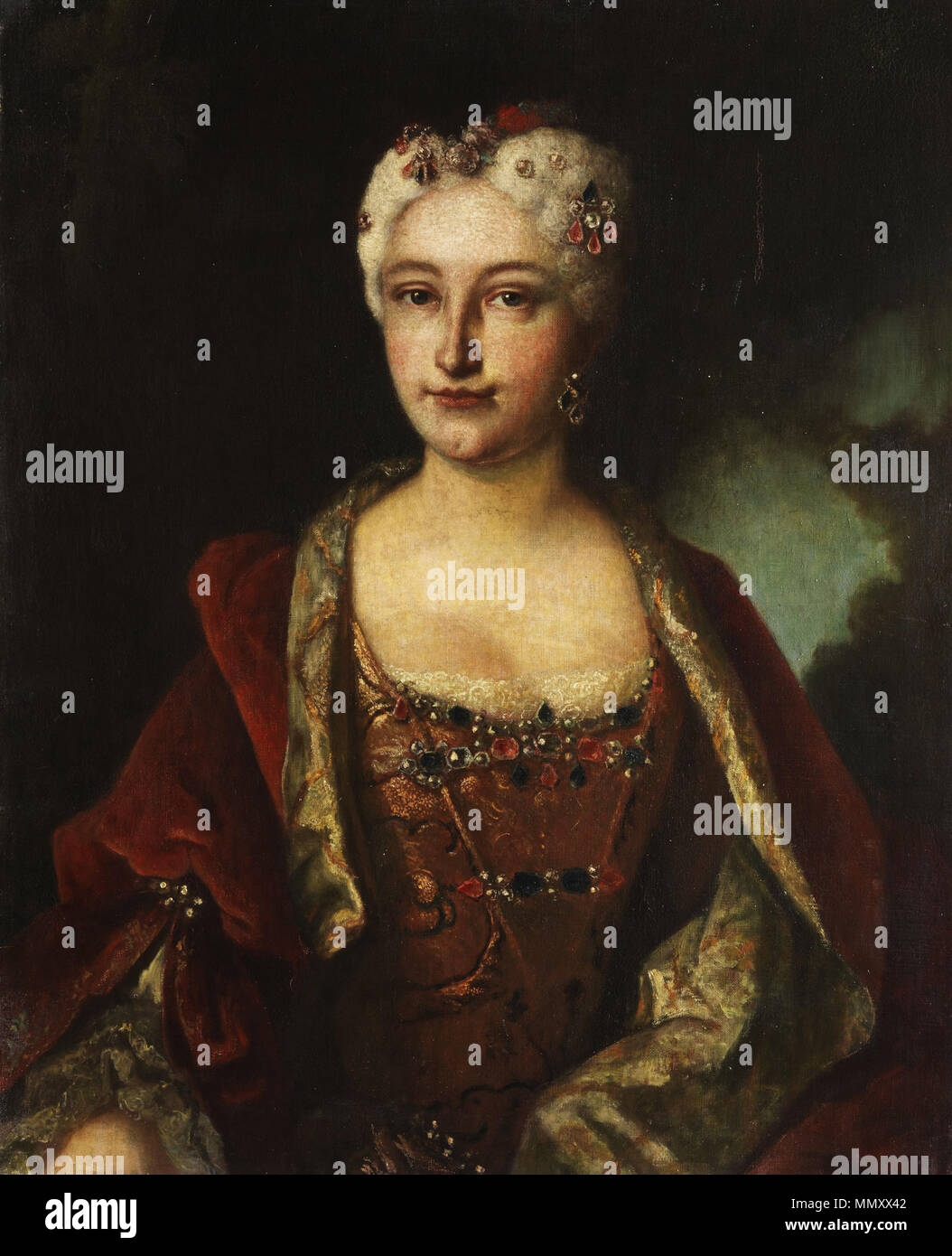 Fürstin StolbergGedern 1742 Stock Photo Alamy