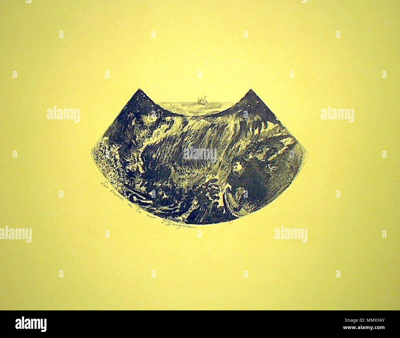 Paul Gauguin Les Drames de la Mer. Une Descente dans le Maelstrom(Dramas of  the Sea Descent into the Maelstro Stock Photo - Alamy