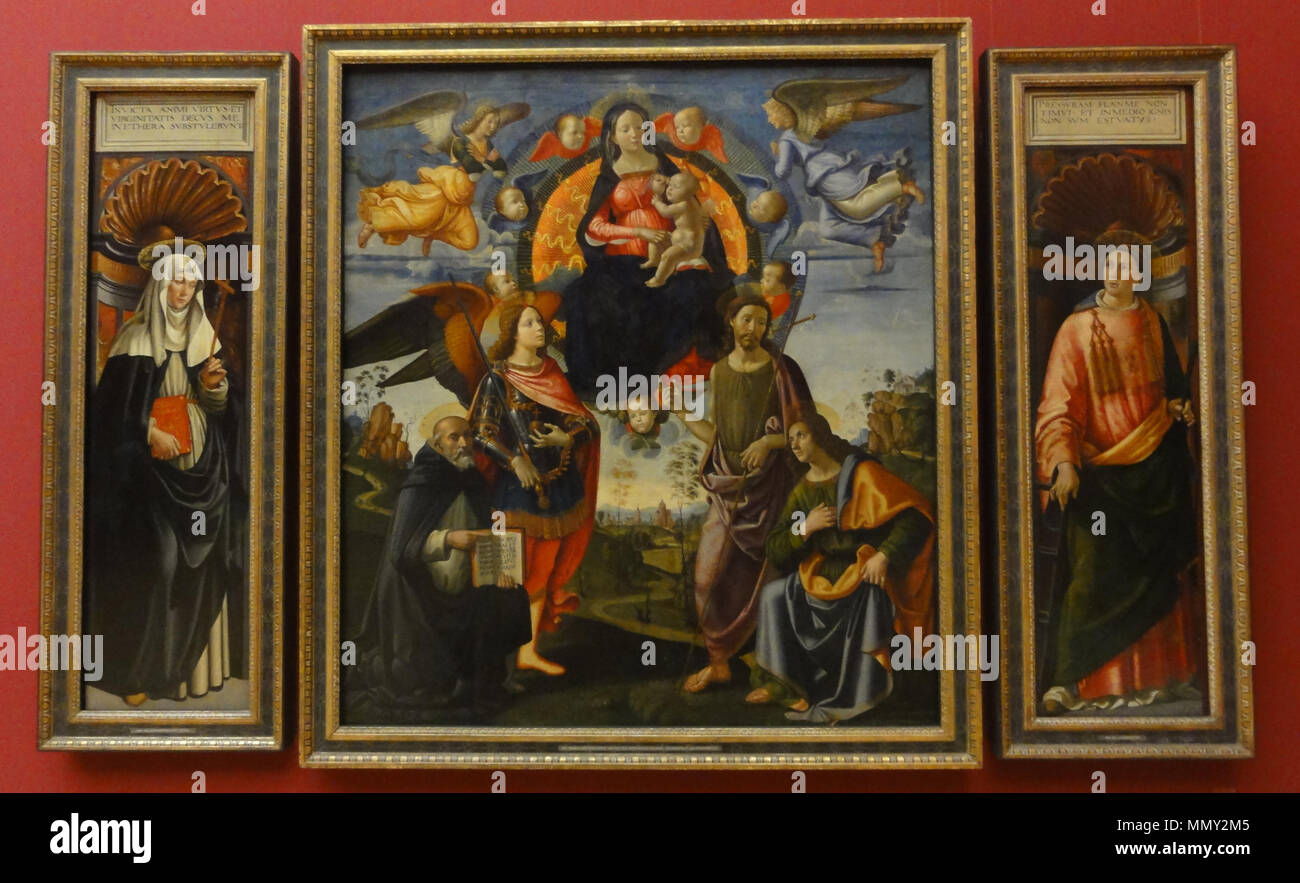 Ghirlandaio Pala Tornabuoni (Alte Pinakothek Stock Photo Alamy