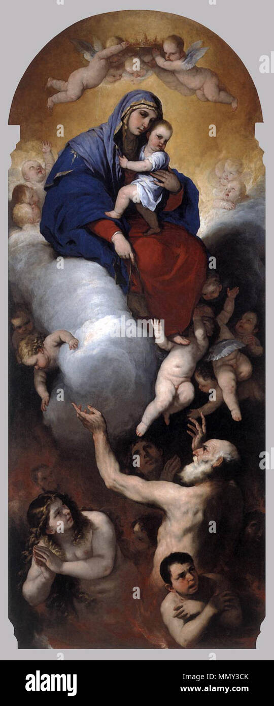 Virgin and Child with Souls in Purgatory. circa 1650. Luca Giordano ...