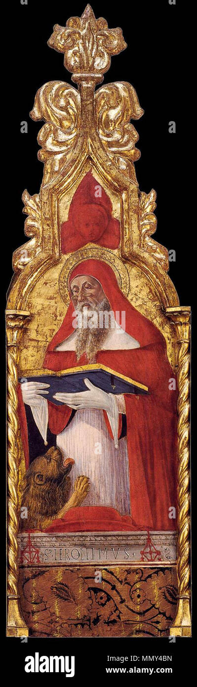 St Jerome. between 1463 and 1464. Giovanni Angelo D'Antonio - St Jerome - WGA09375 Stock Photo