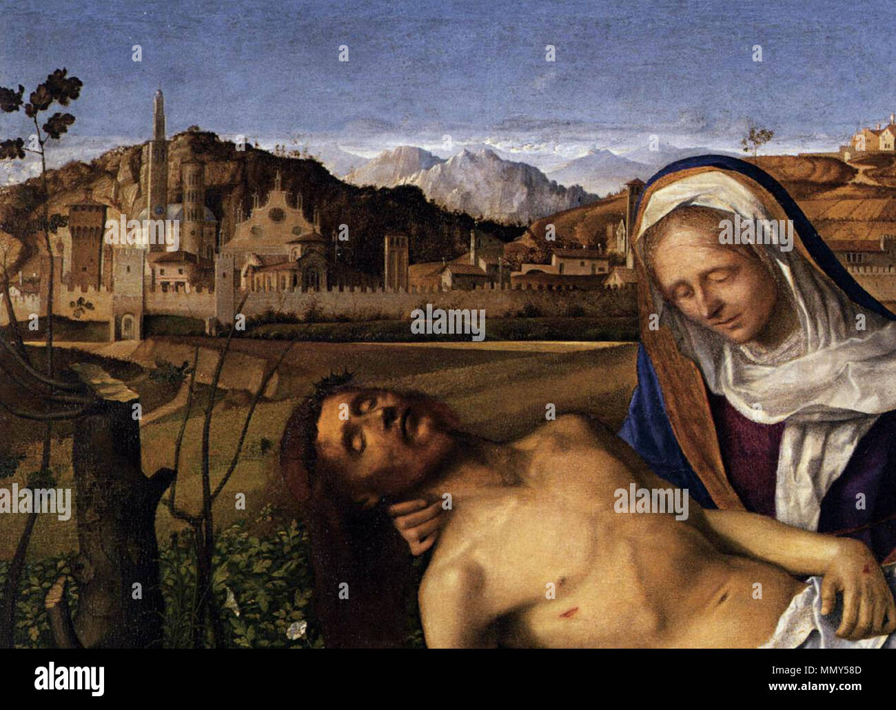 Giovanni Bellini Pieta Martinengo 02 Stock Photo Alamy