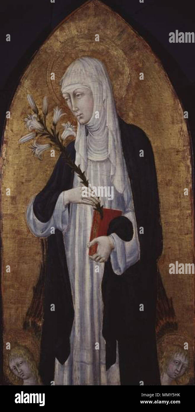 . GIOVANNI DI PAOLO St Catherine of Siena Tempera and gold on panel ...