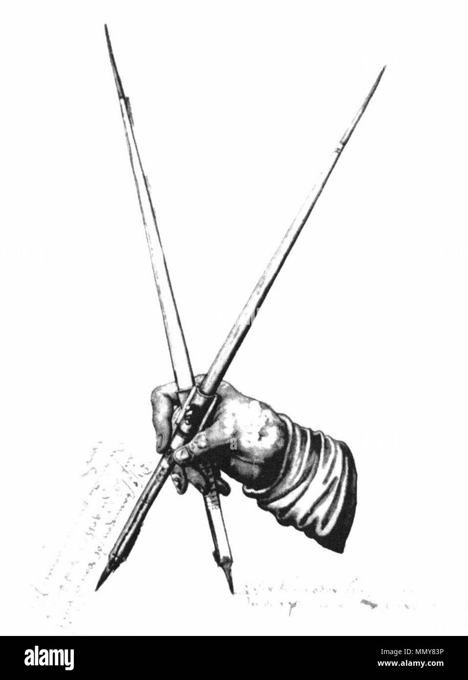 Inventor of the compass Black and White Stock Photos & Images - Alamy