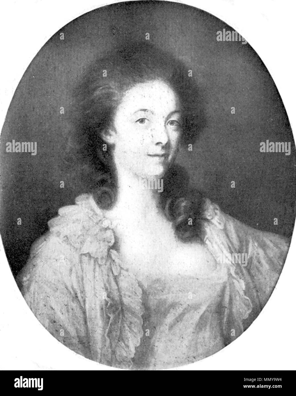 Français : La marquise de Champcenetz (1742-1805) . circa 1770. Greuze Champcenetz Nyvenheim Stock Photo
