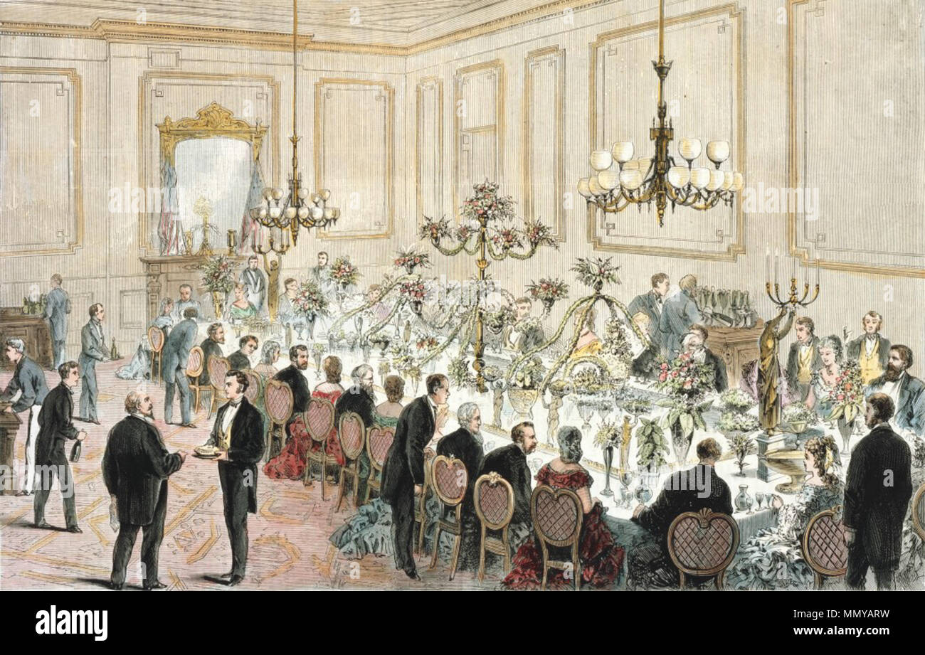 English A State Dinner Held At The White House During Ulysses S Grants English A State Dinner Held At The White House During Ulysses S Grants