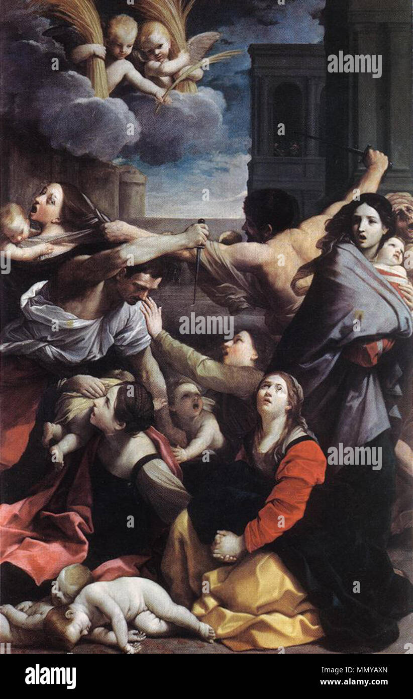 The Massacre of the Innocents. 1611. Guido Reni - Massacre of the Innocents - WGA19286 Stock Photo