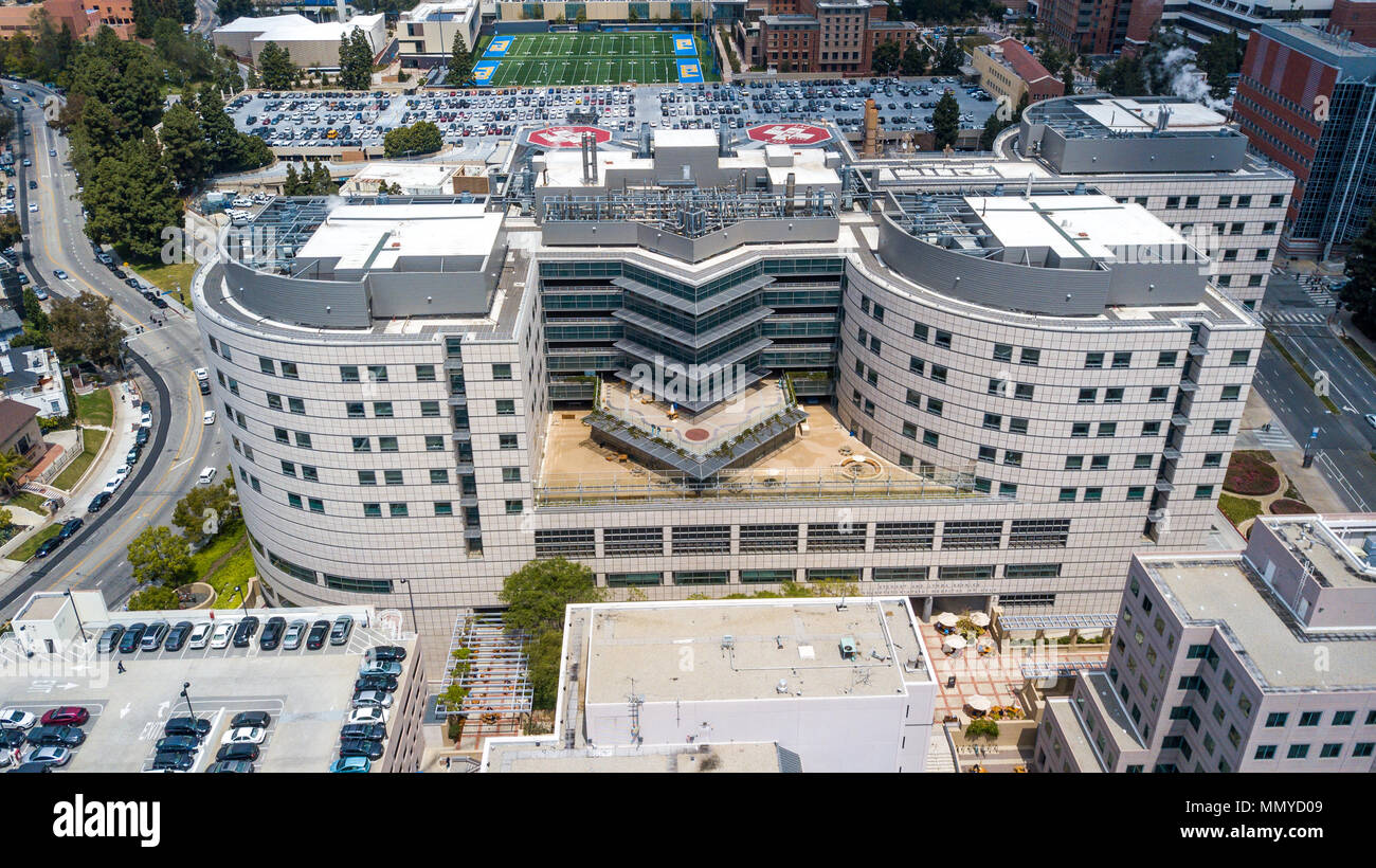 UCLA Mattel Children's Hospital, UCLA Medical Plaza, University of California Los Angeles, California Stock Photo