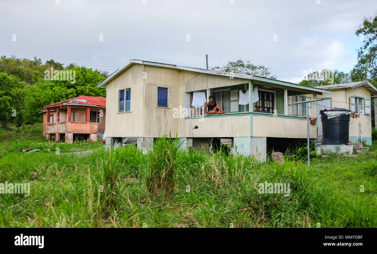 Antigua Lesser Antilles islands in the Caribbean West Indies - Woman ...