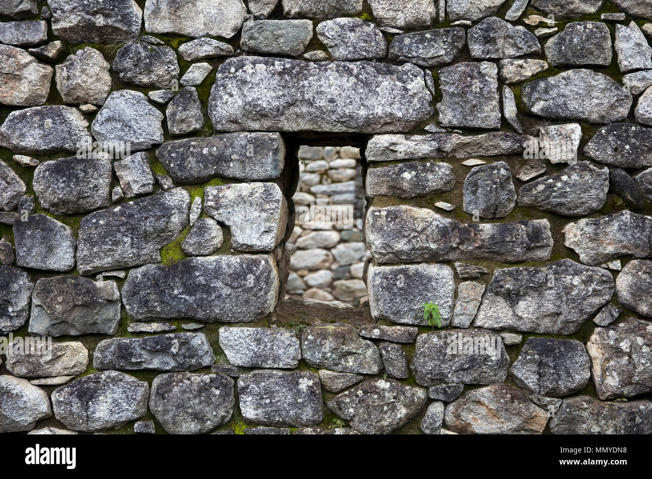 Detail of the stone wall at Machu Picchu, Peru Stock Photo - Alamy