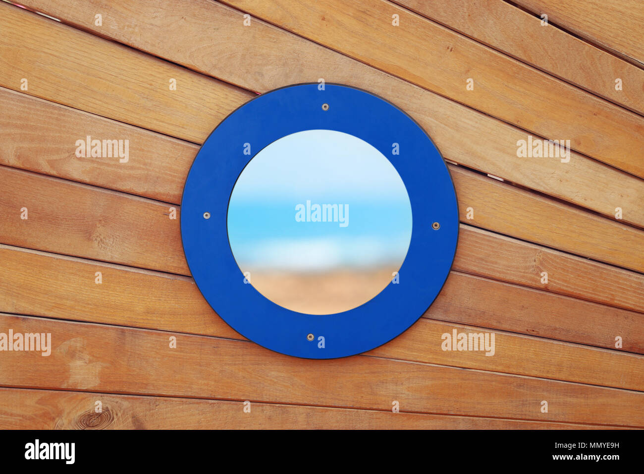 Round Blue Window picture of old ship door with a round blue window Stock Photo - Alamy