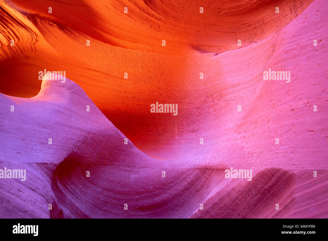 Famous Antelope canyon near Page, Arizona Stock Photo Alamy