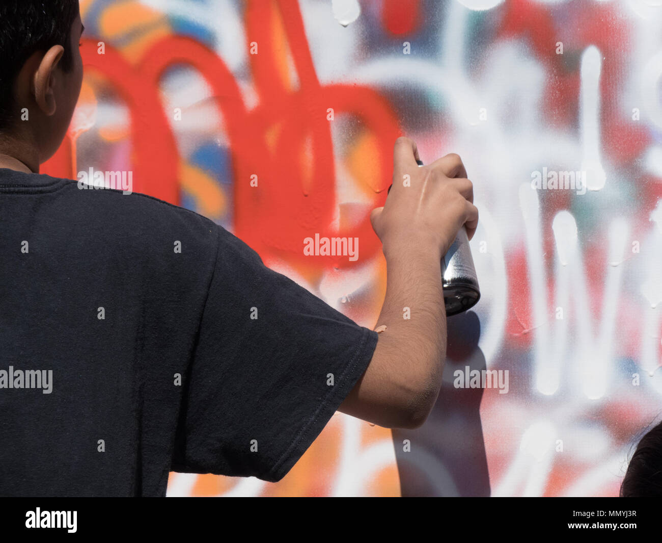 Graffiti artist hires stock photography and images Alamy