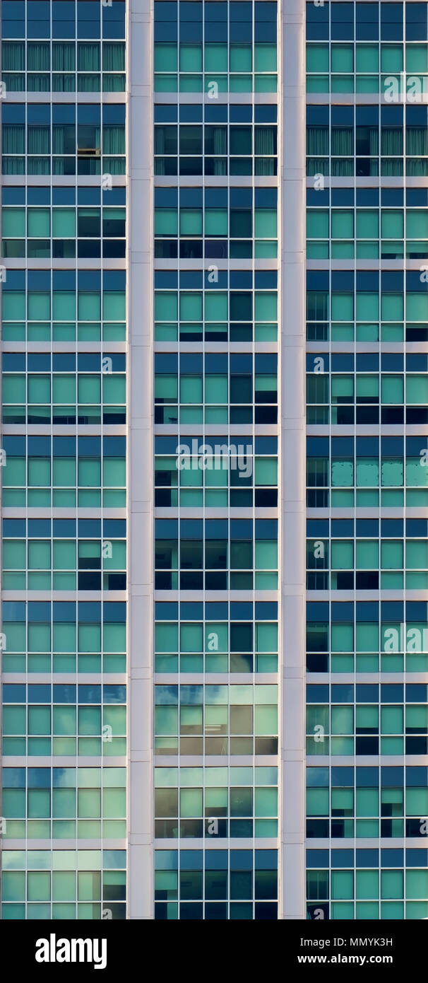 Pattern of balconies of apartment building Stock Photo - Alamy