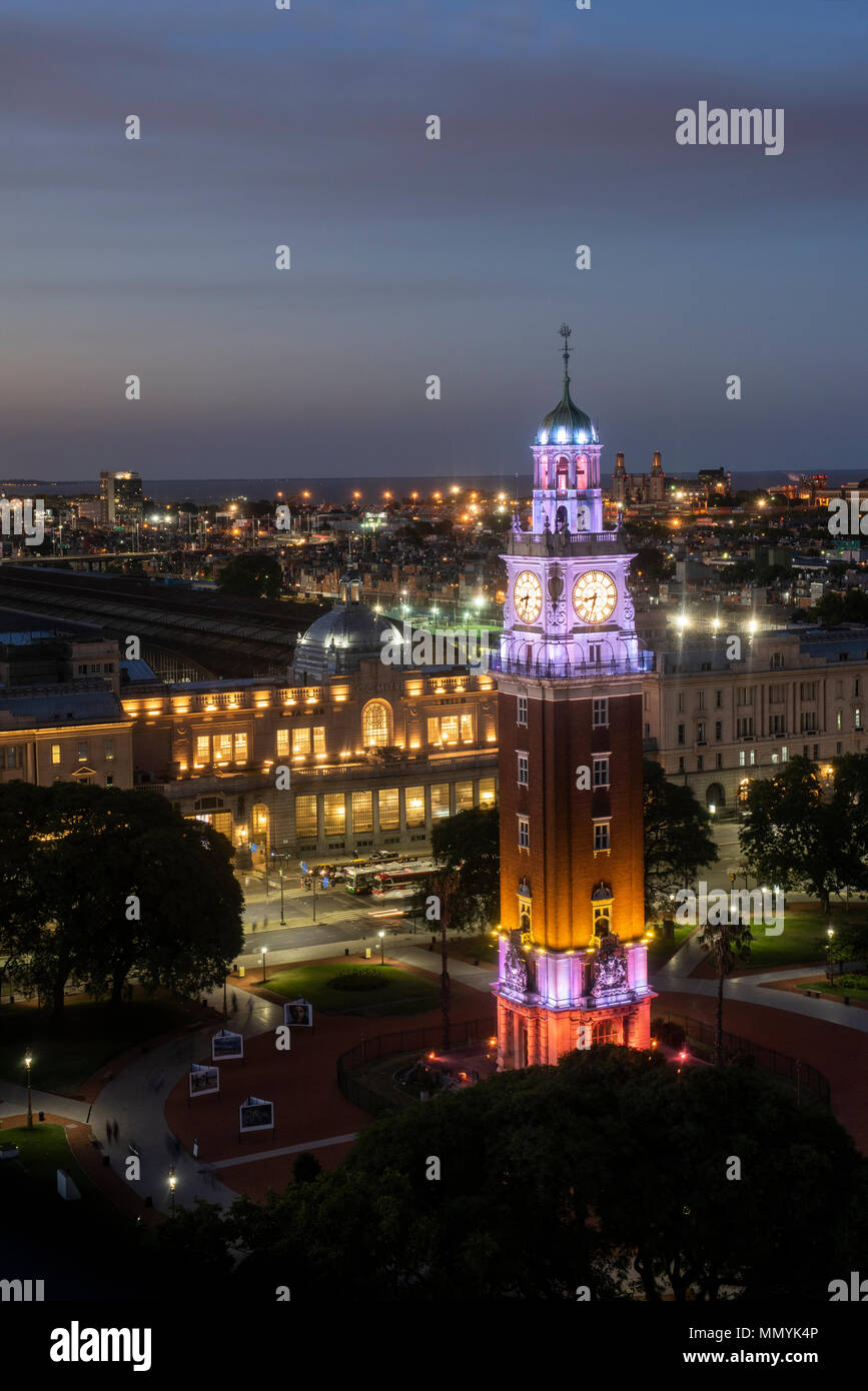 Torre Monumental (Torre de los Ingleses - English tower) and Retiro railway  station, Buenos Aires, Argentina Stock Photo - Alamy