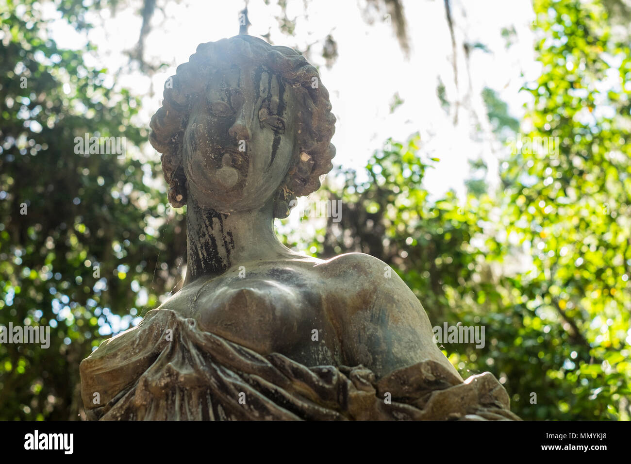 Neoclassical sculptures representing the four corners of the world and