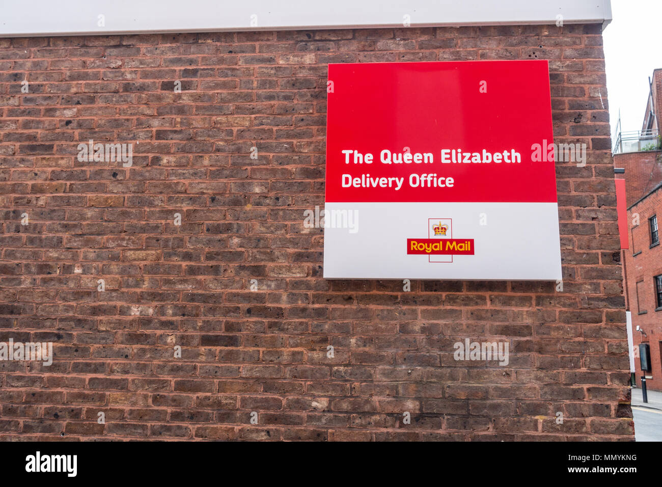 The Queen Elizabeth Royal Mail Delivery Office in Windsor Stock Photo