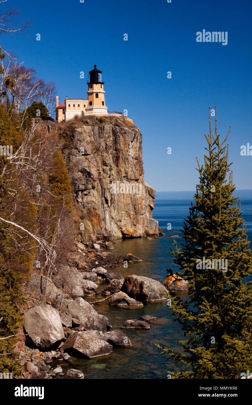 Split Rock Lighthouse in Two Harbors, Minnesota Stock Photo Alamy
