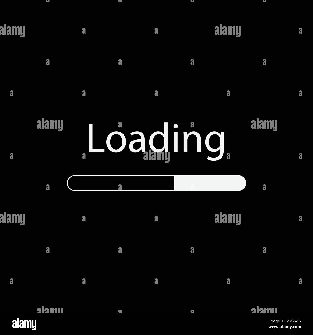 Loading process screen. Vector illustration. System software update and ...