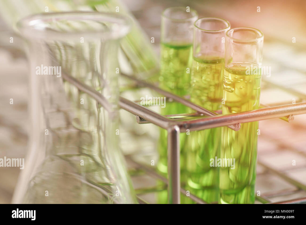 scientific experiments, Laboratory equipment and test tubes- science ...