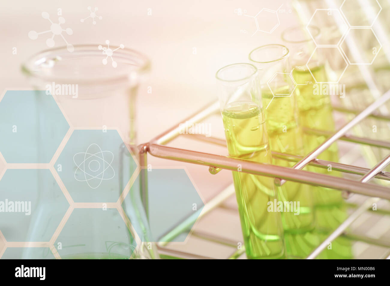 scientific experiments, Laboratory equipment and test tubes- science ...