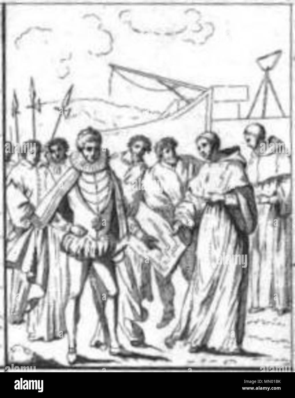 Henri III et Jean de La Barrière Stock Photo Alamy