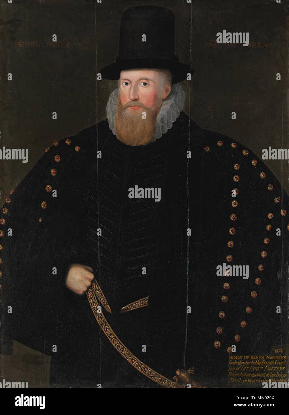 . English Portrait of Henry Norris or Norreys, 1st Baron Norris of