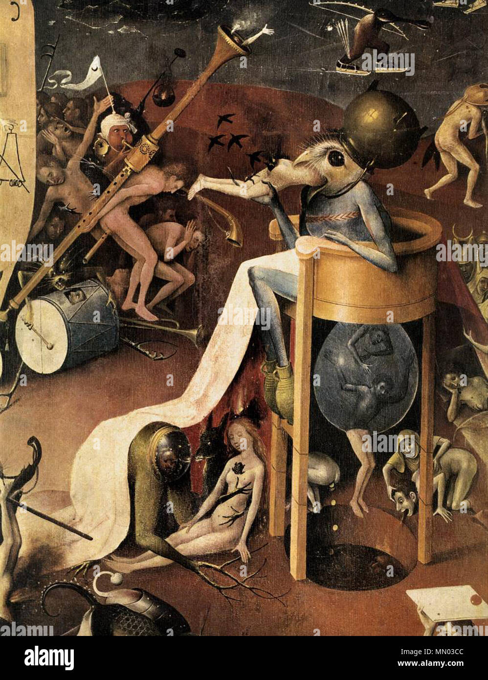 The Garden Of Earthly Delights Detail Between 1480 And 1505