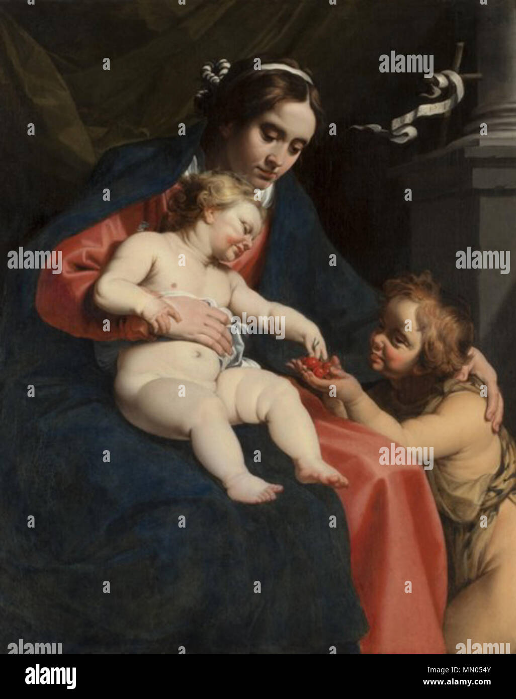 English: The Virgin and Child with St John the Baptist . circa 1615 ...