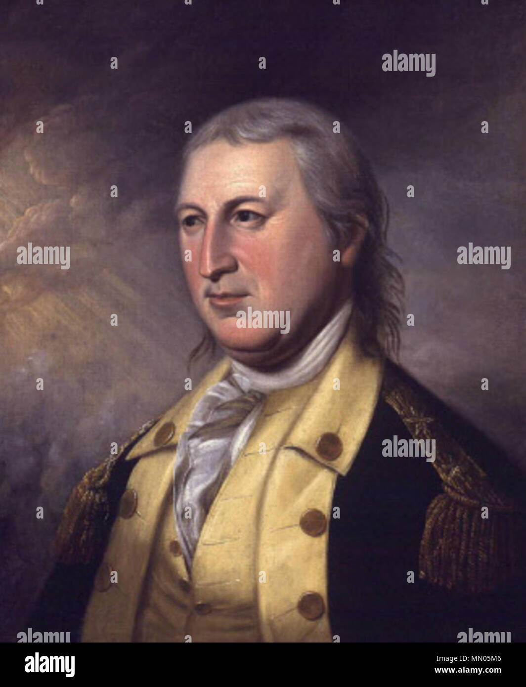 . Portrait of Horatio Gates  Horatio Gates. circa 1782. HoratioGatesByJamesPeale Stock Photo