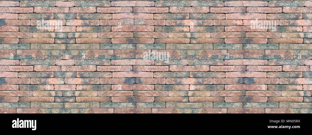 Red brick wall seamless background in retro style - texture pattern for ...