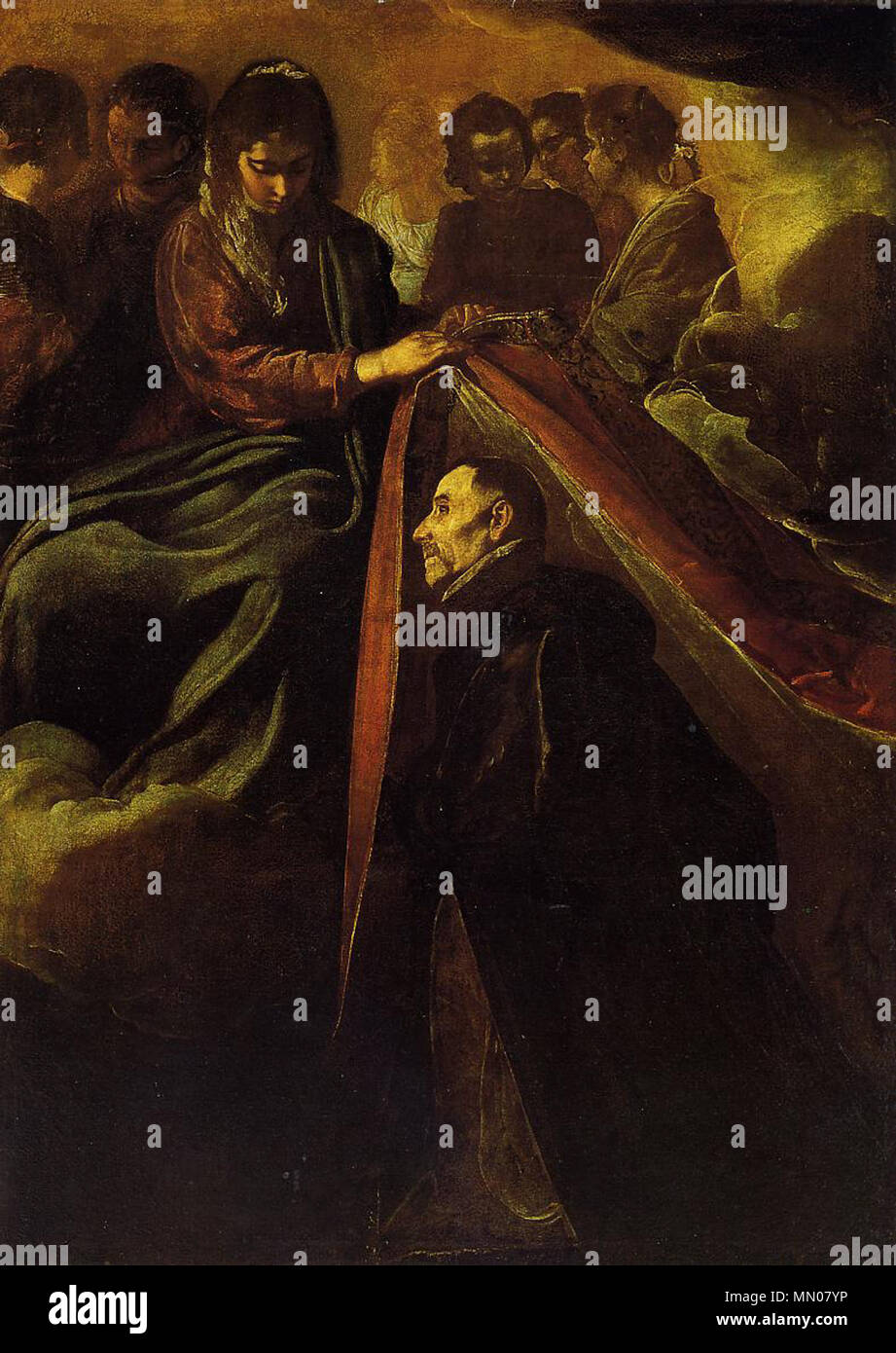 La imposicion de la casulla de san ildefonso hires stock photography