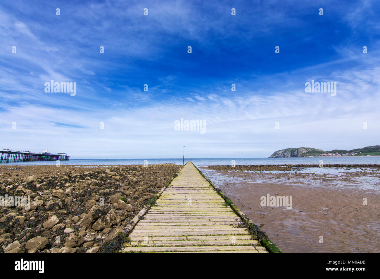 Llandudno Holiday resort North Wales Stock Photo