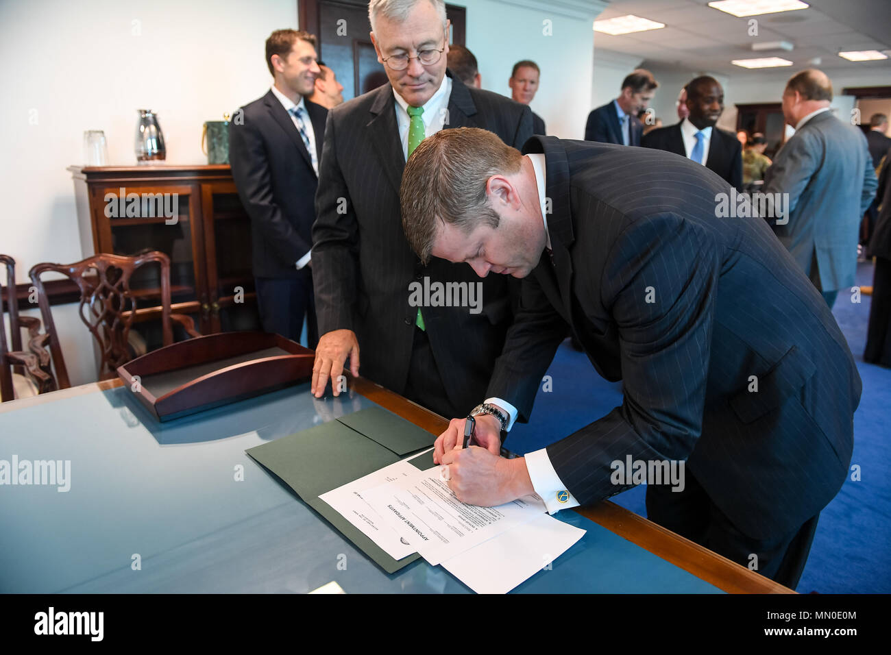 Ryan D. McCarthy is sworn in as the 33rd Under Secretary of the U.S ...