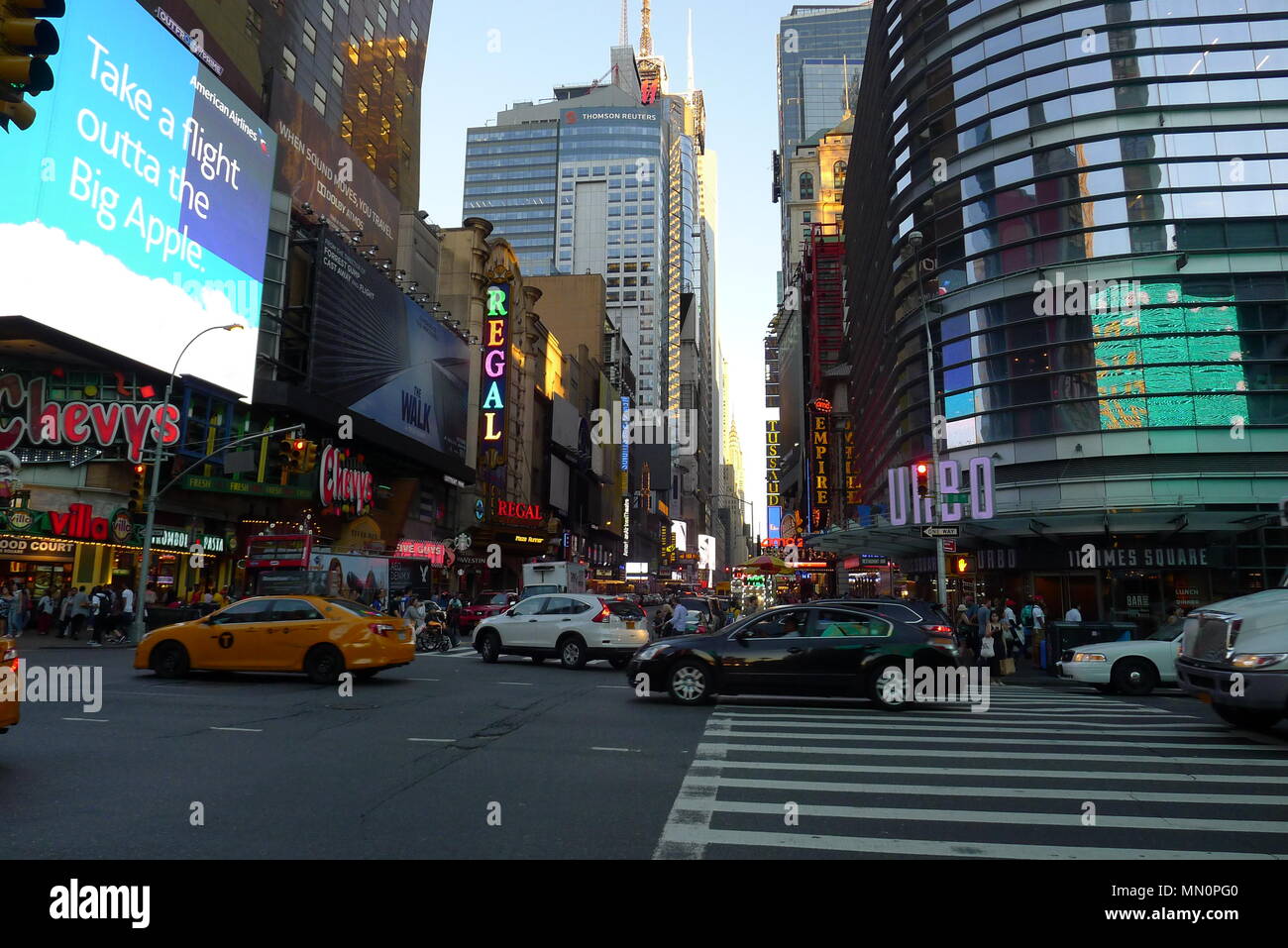 42nd and 8th NYC Stock Photo - Alamy