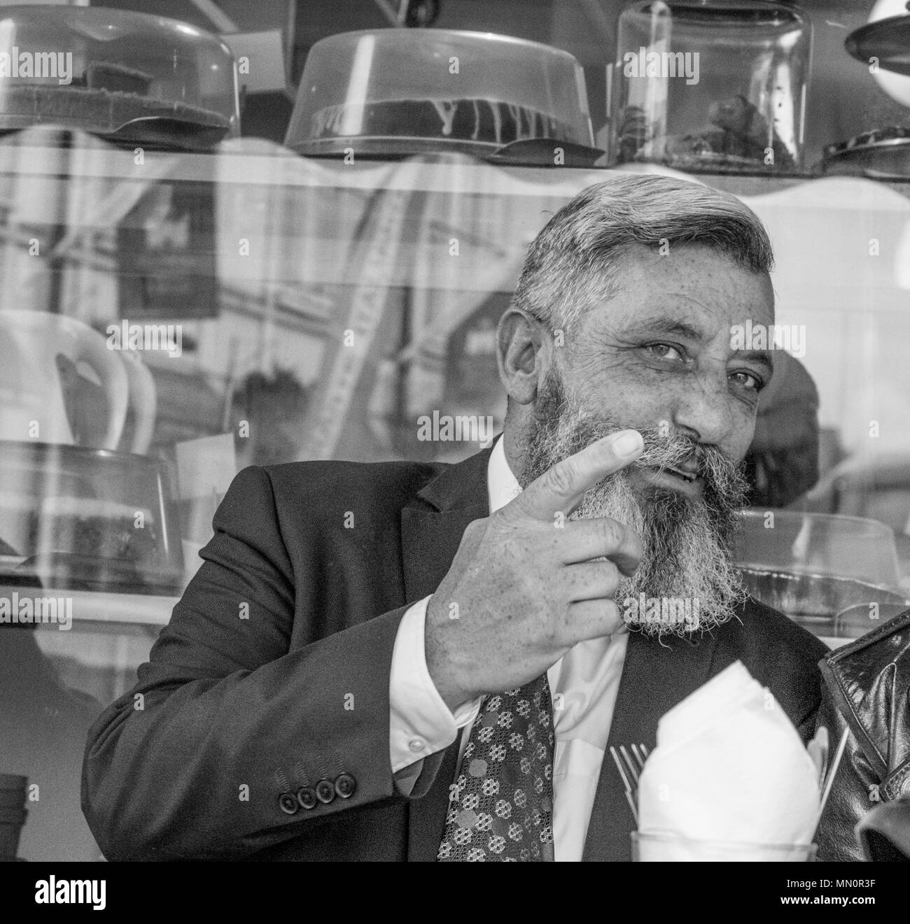 Asian Man Beard Stock Photo 185029587 Alamy