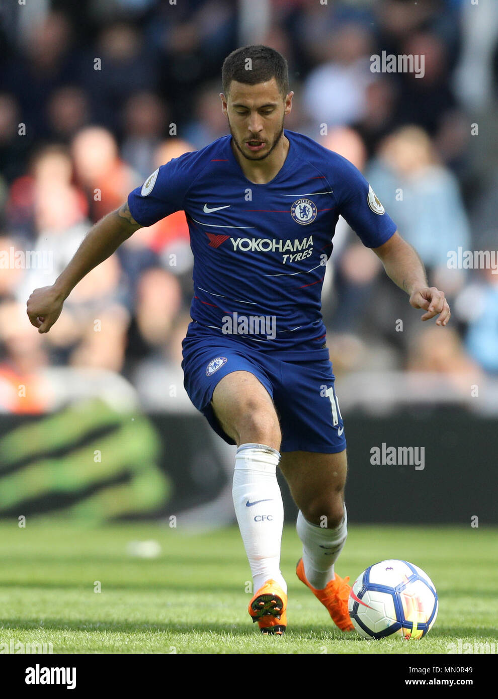 Hazard Chealse Chelsea's Eden Hazard during the Premier League match at St James' Park ...