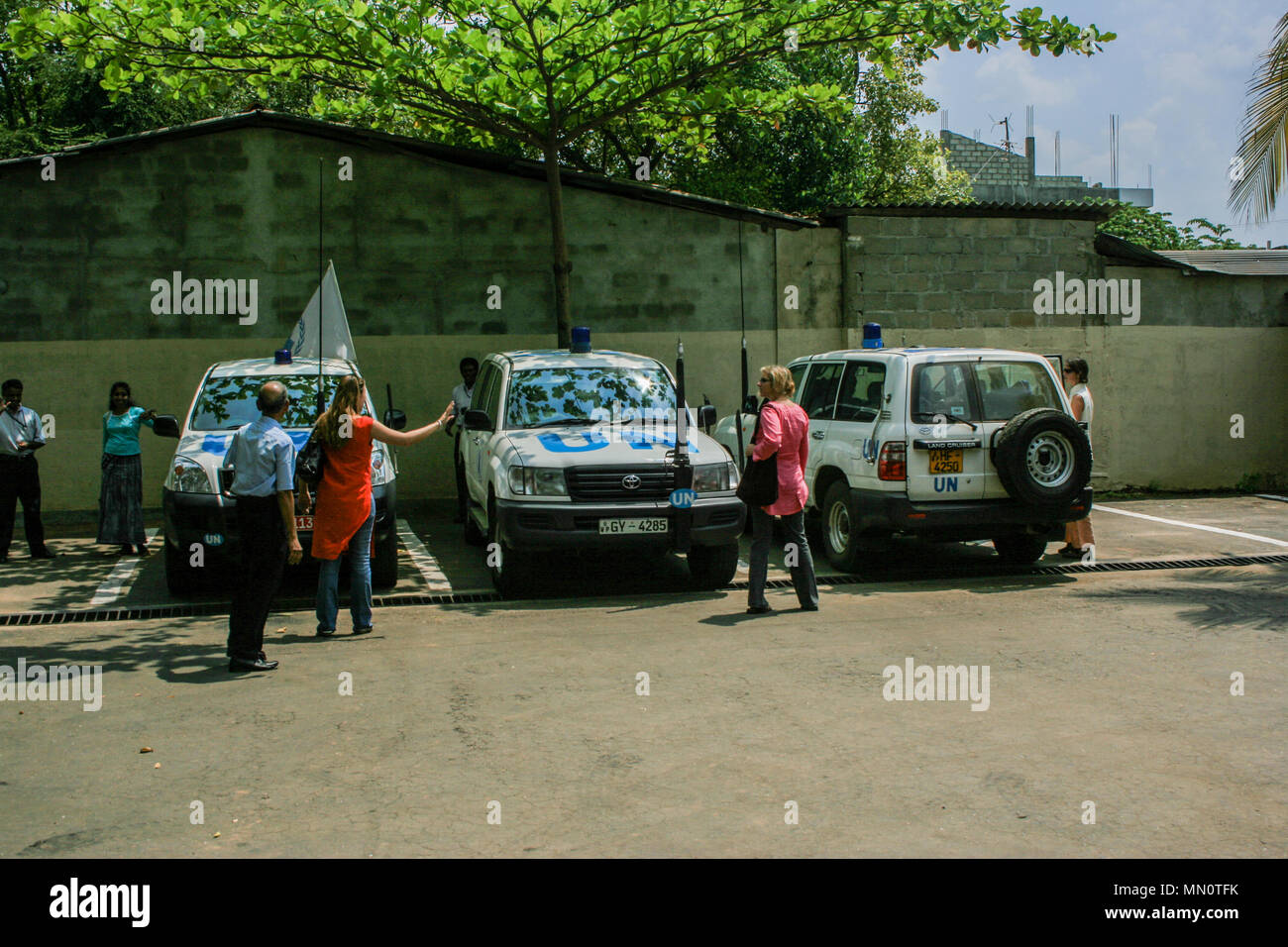 Toyota Landcruiser Amazon vehicles of the United Nations International Children's Emergency Fund