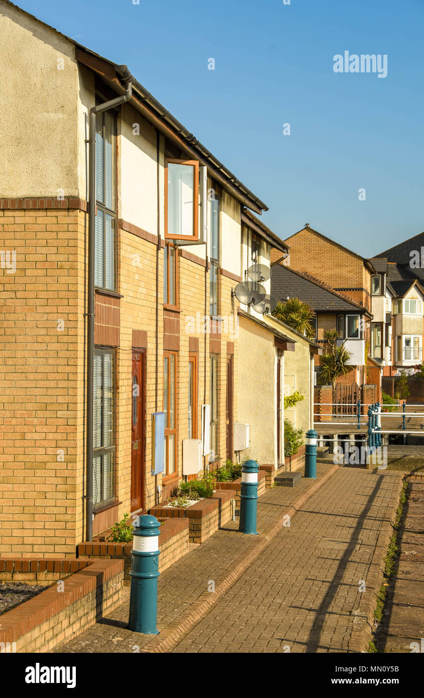 New homes on Penarth Marina. Housing was a key part of the major