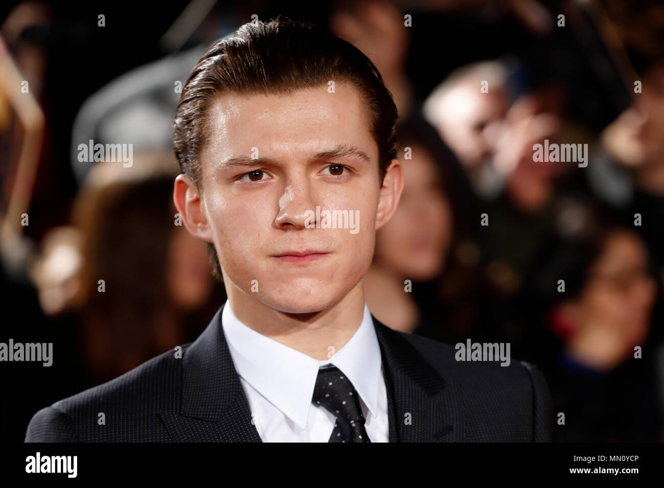 London England February 16 Tom Holland Who Plays Jack Fawcett Arrives At The Lost City Of Z Uk Premiere On February 16 2017 In London United Kingdom Stock Photo Alamy