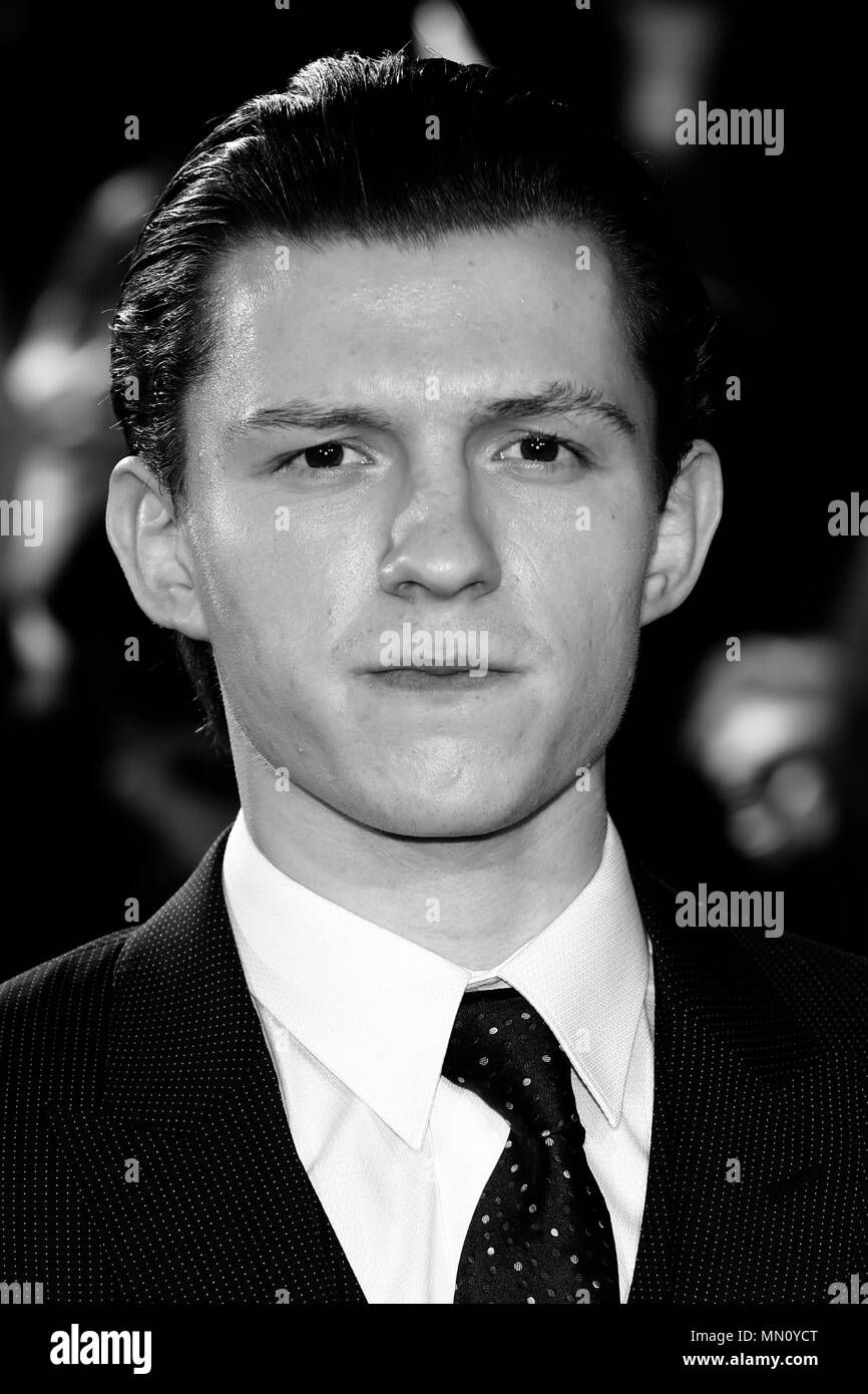 LONDON, ENGLAND - FEBRUARY 16: Tom Holland who plays Jack Fawcett arrives at The Lost City of Z UK premiere on February 16, 2017 in London, United Kingdom. Stock Photo