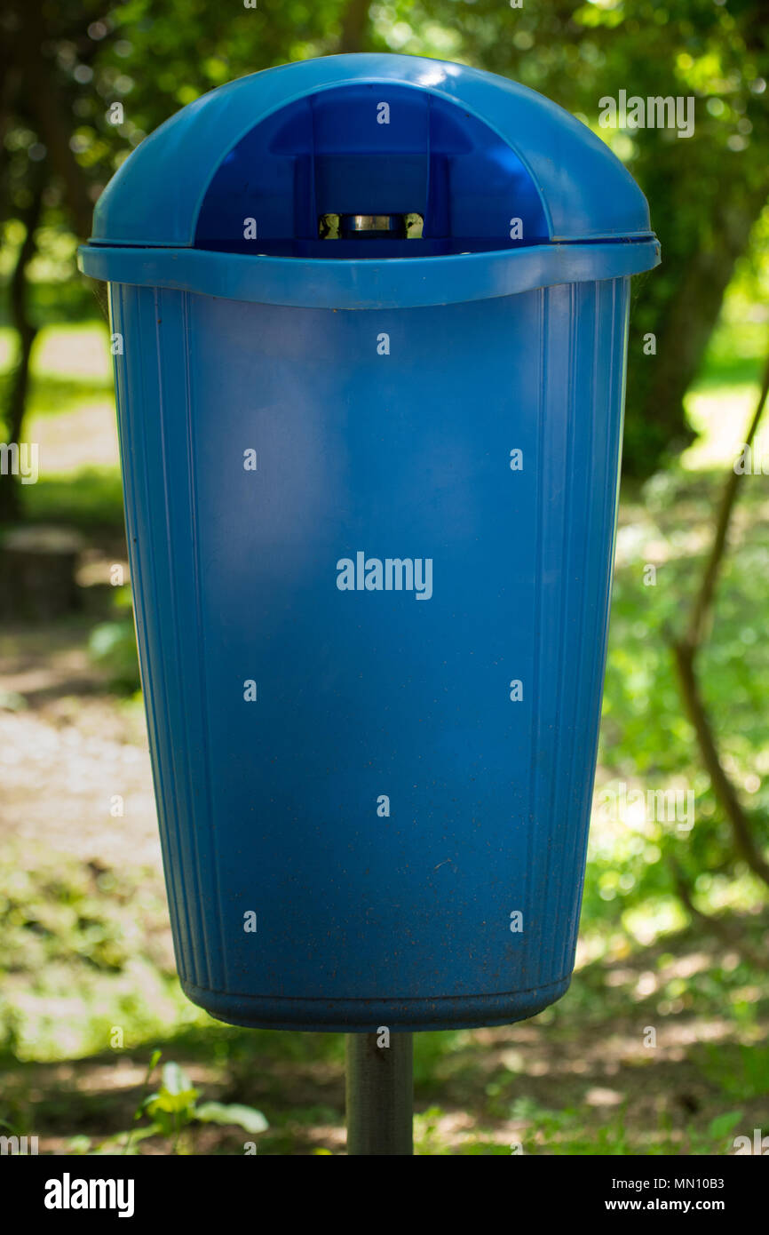 Ecological plastic litter container Stock Photo Alamy