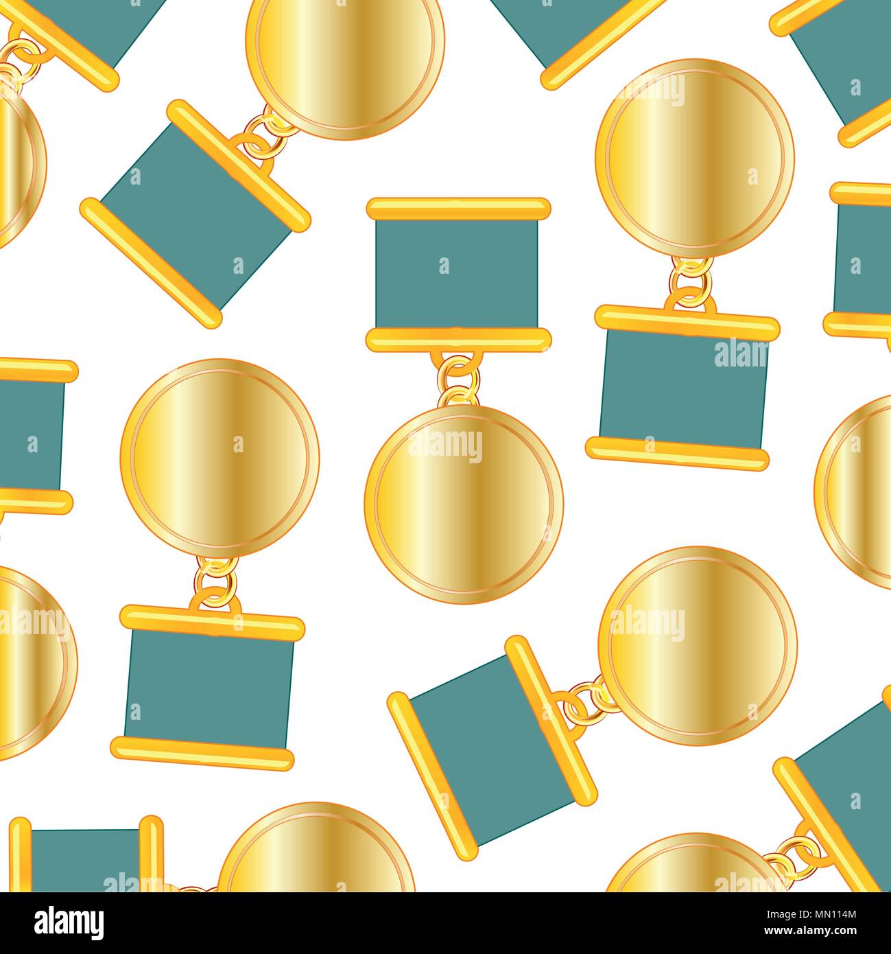 Medal decorative pattern Stock Vector