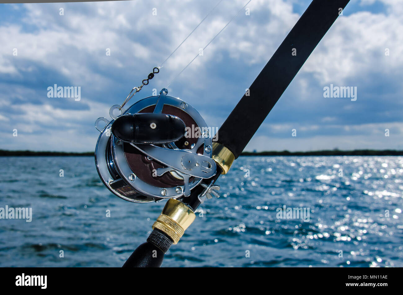 Close up of angler´s equipment for sport fishing at the Caribbean Stock  Photo - Alamy