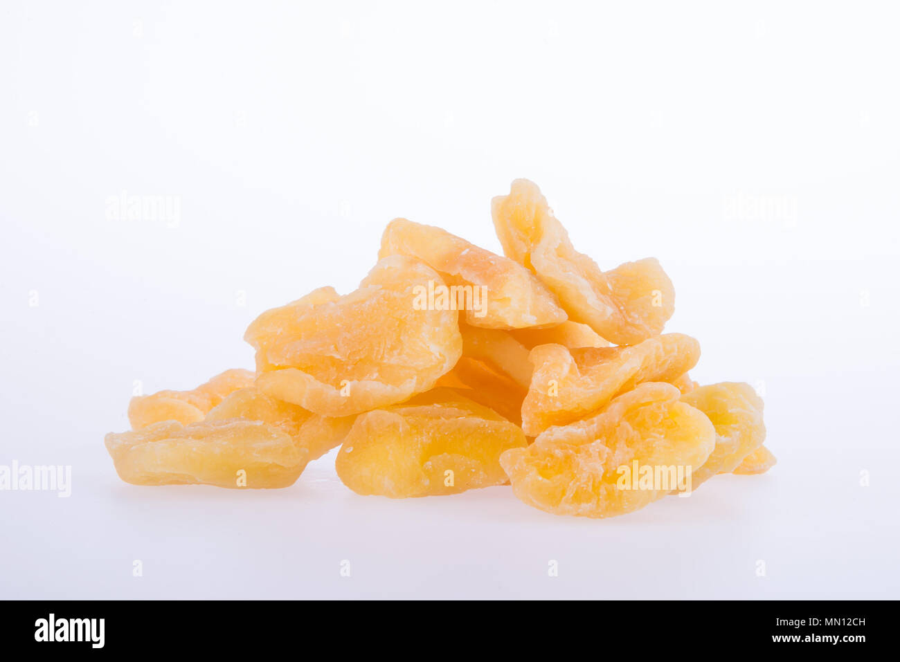 apple dry or dried apple slices on background Stock Photo
