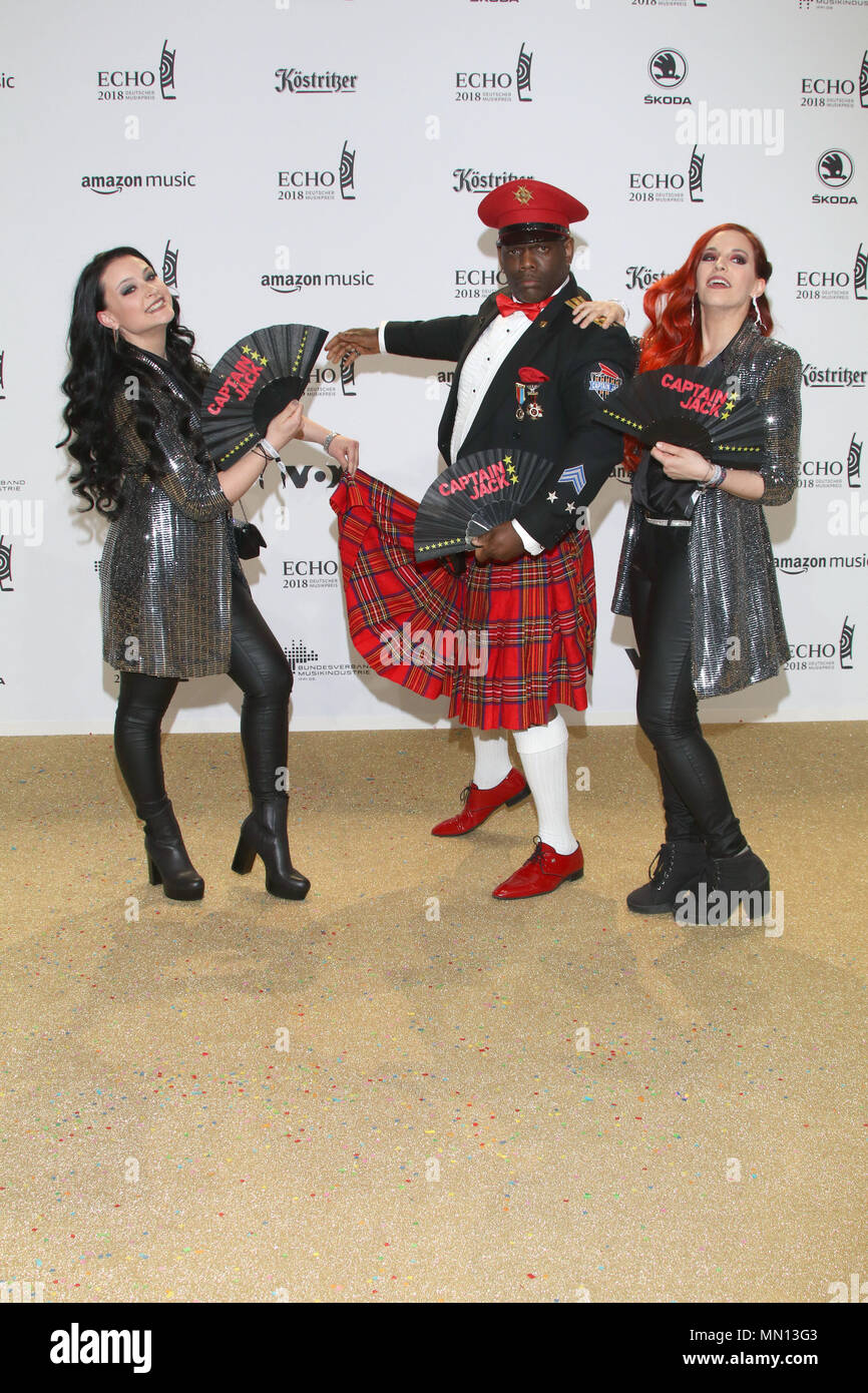 ECHO music awards 2018 at Messe (fair) - Arrivals Featuring: Captain JAck  Where: Berlin, Germany When: 13 Apr 2018 Credit: Becher/WENN.com Stock  Photo - Alamy