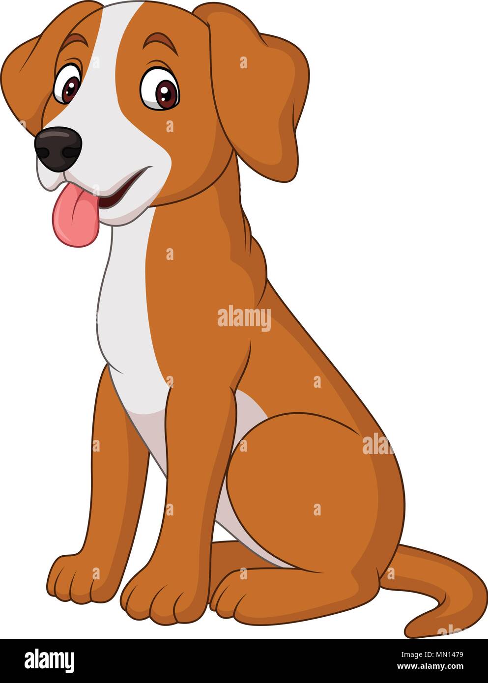 Cute dog cartoon Stock Vector Image & Art Alamy