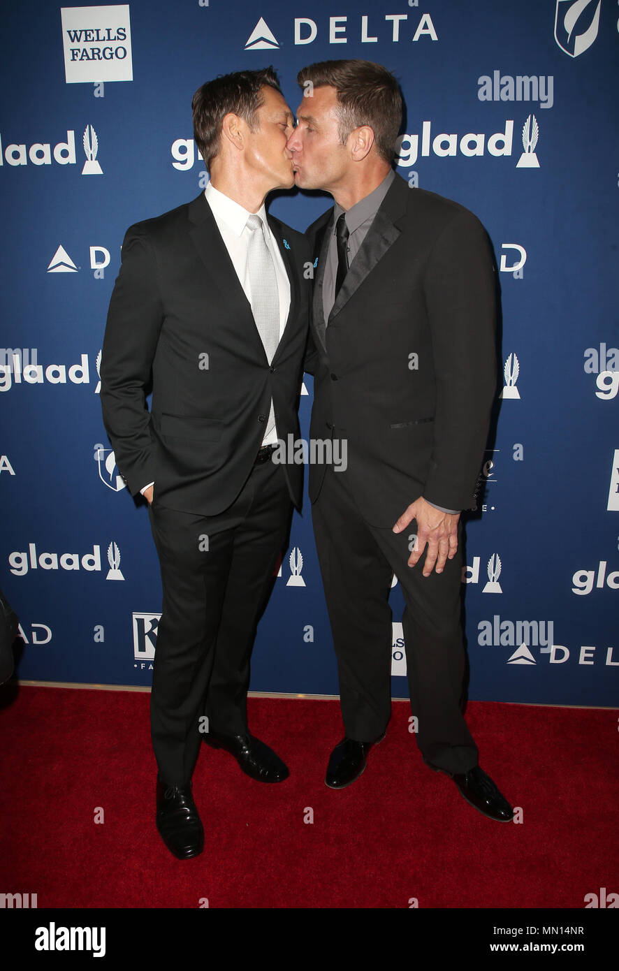 29th Annual GLAAD Media Awards Los Angeles Featuring: Robert Gant, Guest  Where: Beverly Hills, California, United States When: 13 Apr 2018 Credit:  FayesVision/WENN.com Stock Photo - Alamy