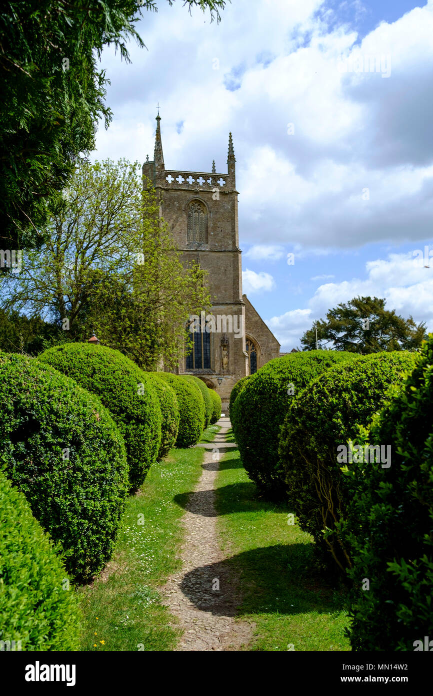 Around Purton, a Wiltshire village near Swindon wiltshire England UK  St Mary's parish church Stock Photo